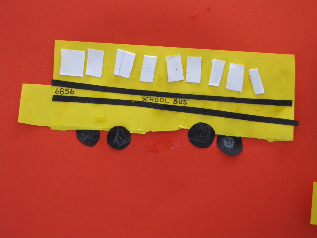 give your bus a number and write "school bus" on it