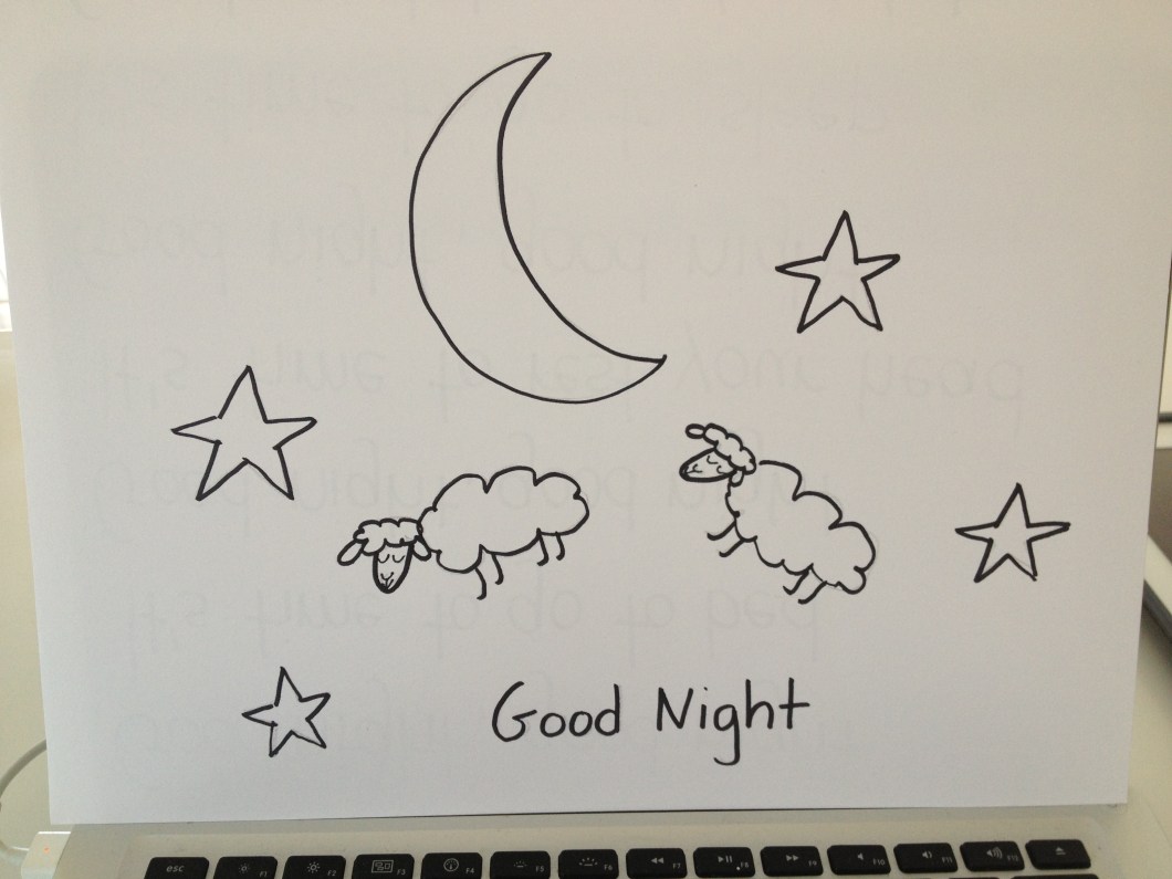 good night, count sheep