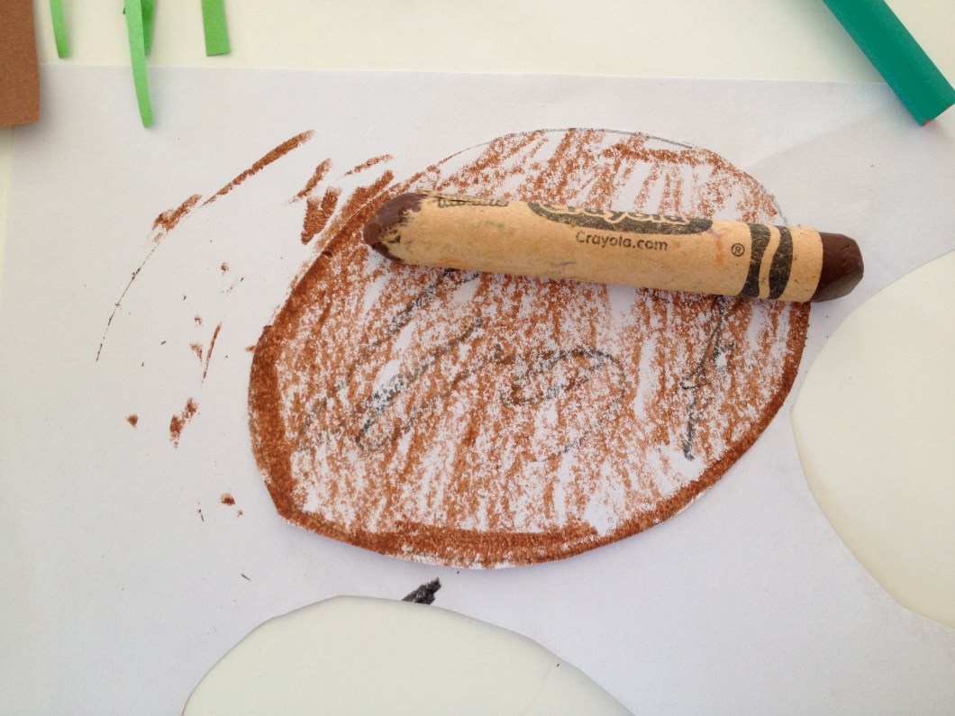 Trace around the outermost part of the egg.