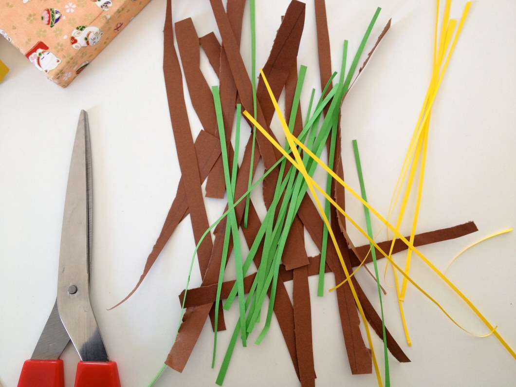Here's your collection of sticks, grass and hay!