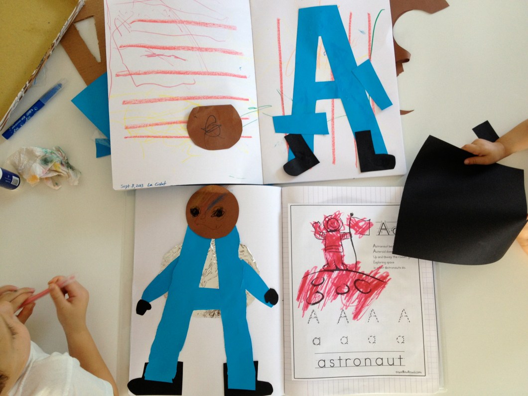 letter recognition and prewriting skills