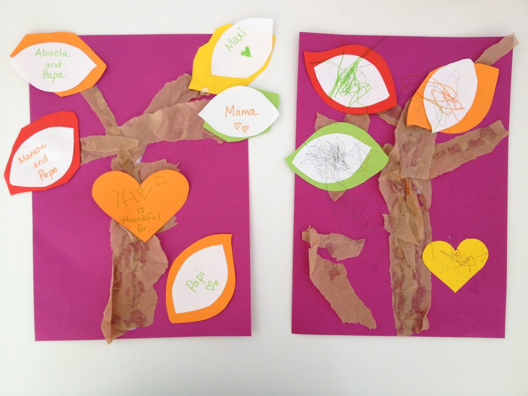 Thanksgiving Trees by Learn and Play en Anglais