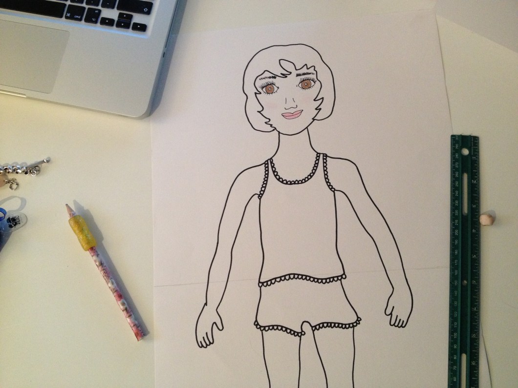 paper doll by Learn and Play en Anglais