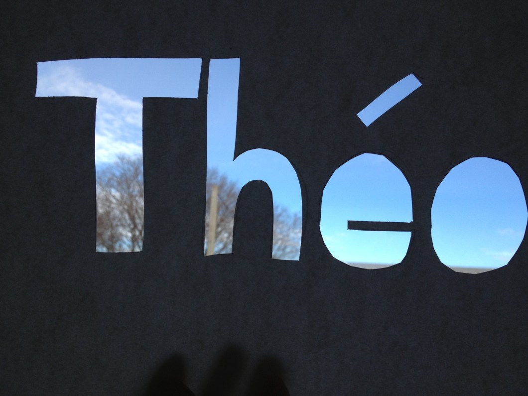 or...make a name stencil