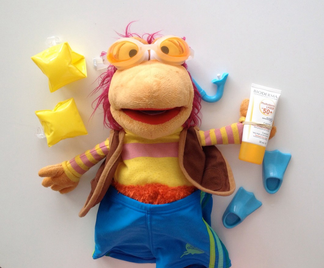 Gobo says: Always wear sunblock!