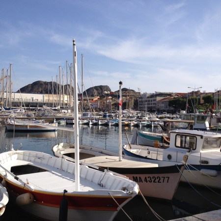 The port in La Ciotat, France