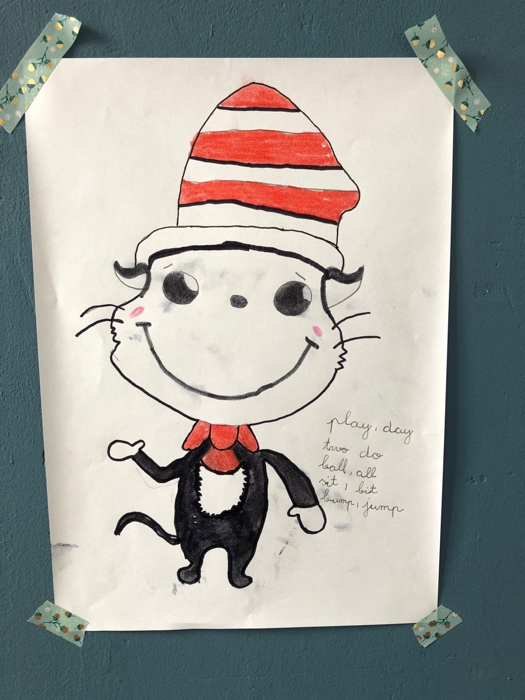 The Cat in the Hat, rhyming words