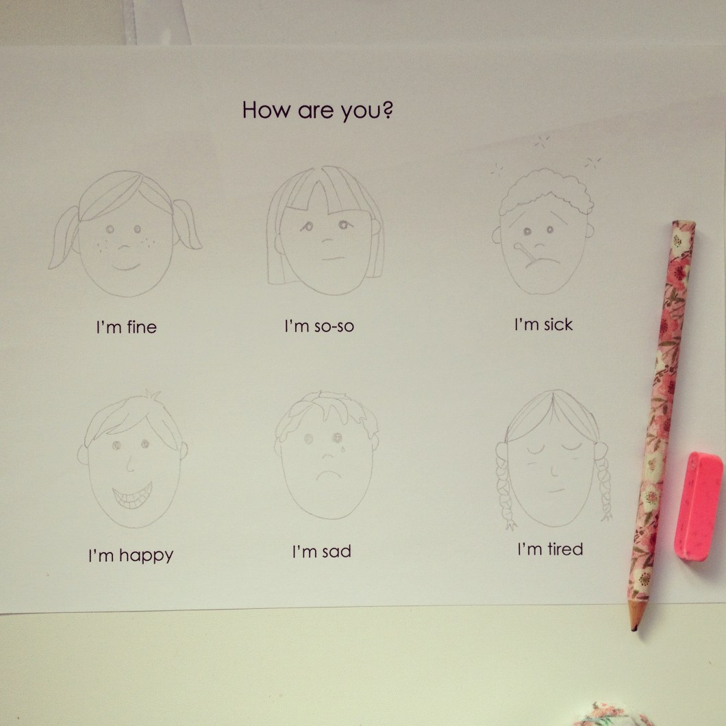 how are you worksheet by Learn and Play en Anglais